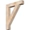 Ekena Millwork Traditional Block Smooth Bracket, Douglas Fir, 5 1/2"W x 34"D x 42"H BKT06X34X42TRA05SDF - alternate 1